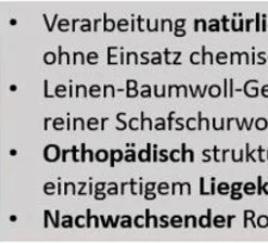 Naturlatexmatratze Hevea Leinen -Maison Verkaufsgeschäft FJPG S700 1110