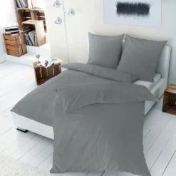 Bettwäsche Satin Uni 135 X 200 Cm -Maison Verkaufsgeschäft FJPG S700 1931