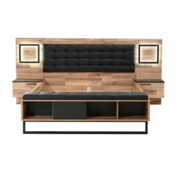 Bett Mit Nachttischen Sirius Crown 160 X 200 Cm -Maison Verkaufsgeschäft FJPG S700 576