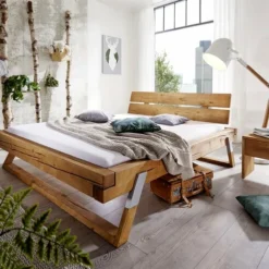 Massivholzbett BE-0276 200 X 200 Cm