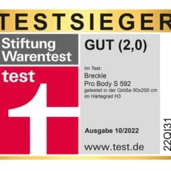 Kaltschaummatratze + Kissen Pro Body S 592 -Maison Verkaufsgeschäft FJPG S700 724